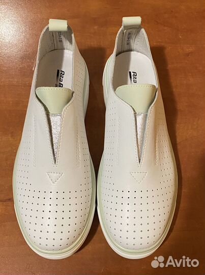 Макасины, слипоны кожаные 39 размер