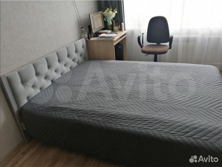 Кровать двуспальная из массива березы