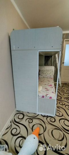 Двухъярусная кровать бу с матрасами