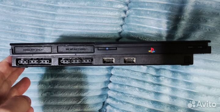 Sony PlayStation 2 slim и 34 диска с играми