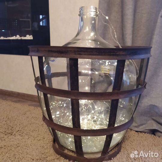 Бутыль стеклянная 50 литров