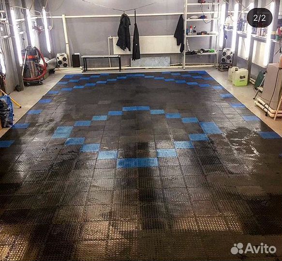Плитка пвх для гаража