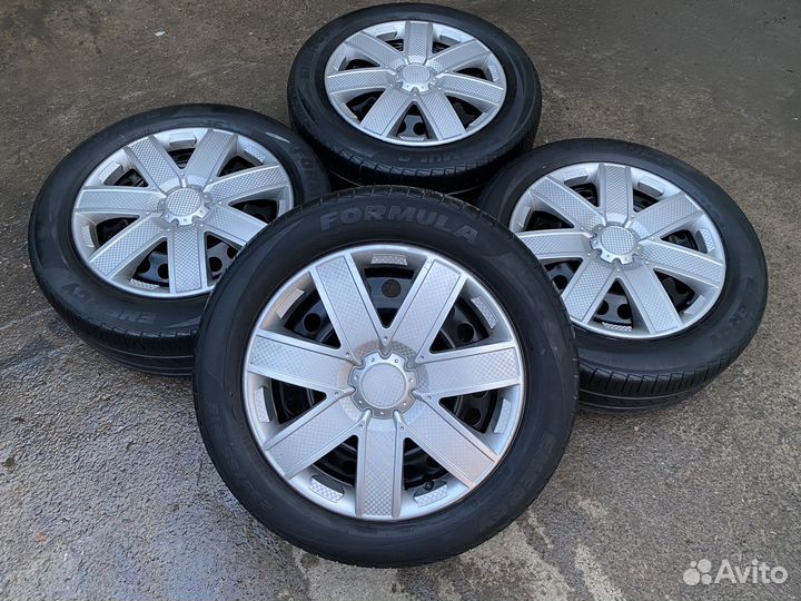 Колеса- Диски Штамп, шины 205/55 r16 и колпаки