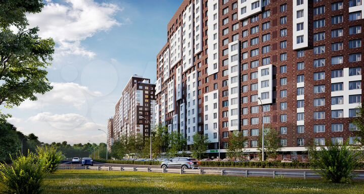 1-к. квартира, 40,9 м², 17/22 эт.