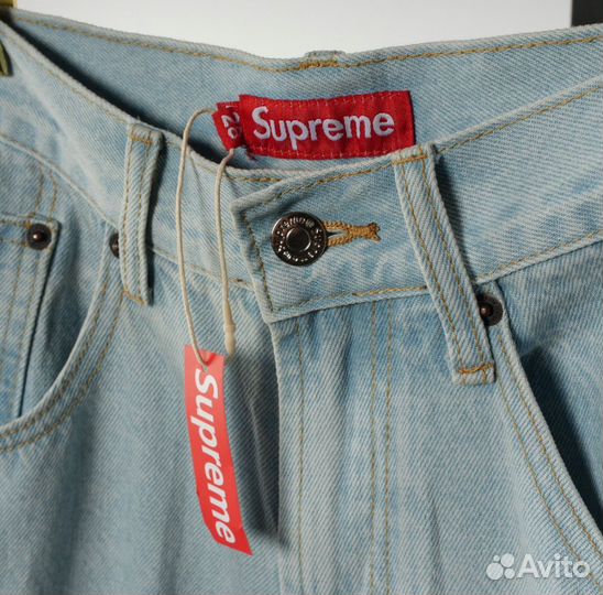 Джинсовые шорты Supreme 100% хлопок