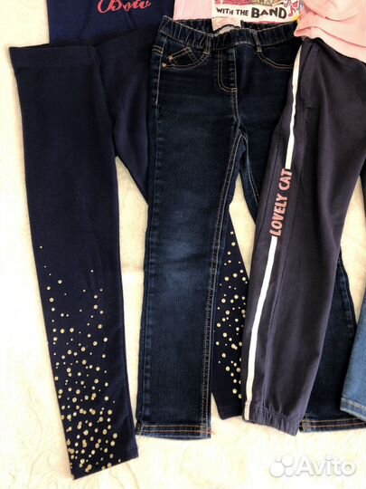 Фирменные осенние вещи на девочку р122