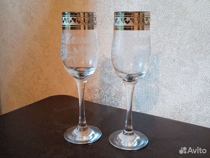 Свадебные фужеры