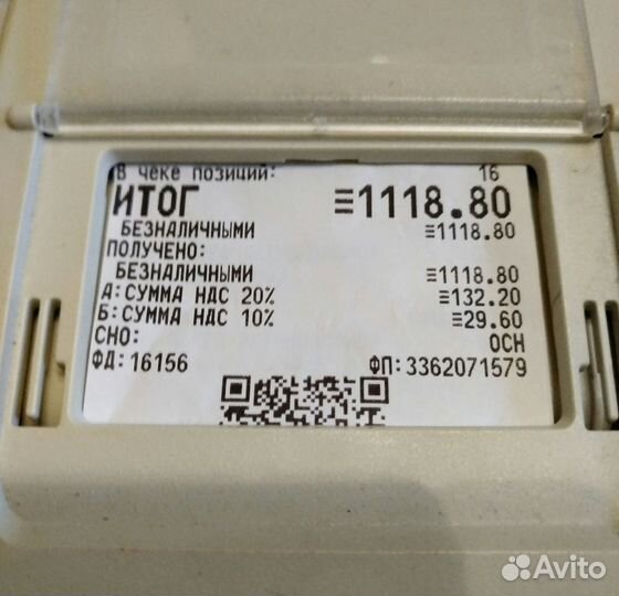 Принтер чеков, печать чеков