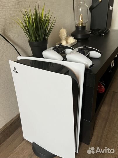 Sony playstation 5 2 геймпада и дисковод