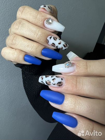 Укрепление ногтей, наращивание ногтей, маникюр