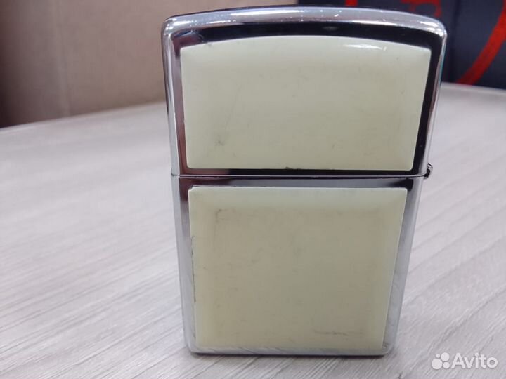 Зажигалка Zippo Scrimshaw Ship оригинал 1997г