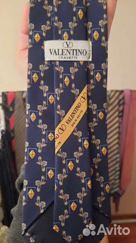Галстук Valentino шелк 100