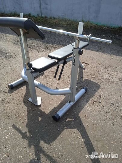 Скамья для жима +стойка +штанга с блинами