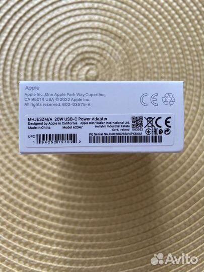 Зарядка для iPhone usb type c Оригинал