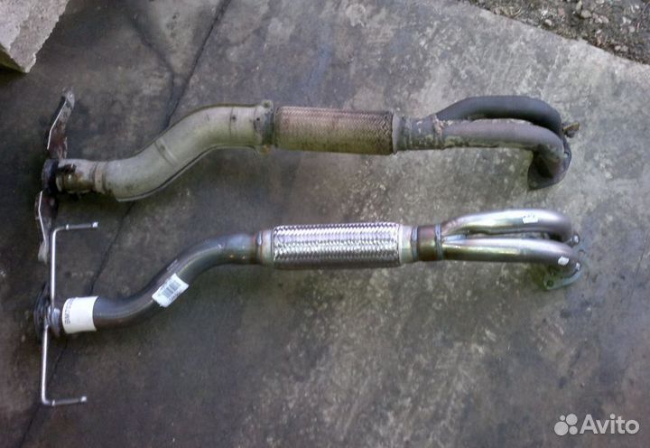 Ремонт глушителей, Замена гофры