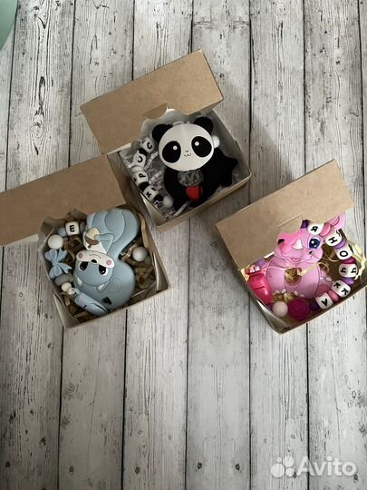 Силиконовые держатели для пустышки