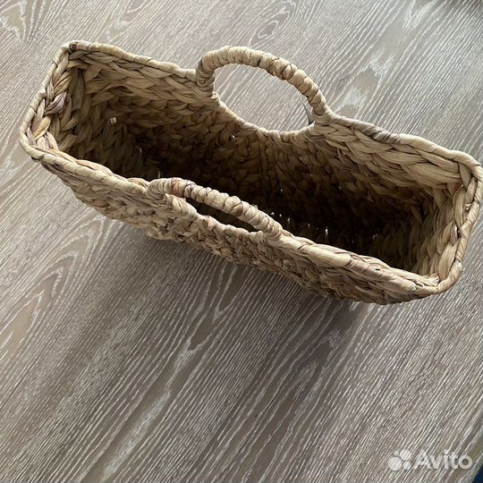 Корзина интерьерная плетеная