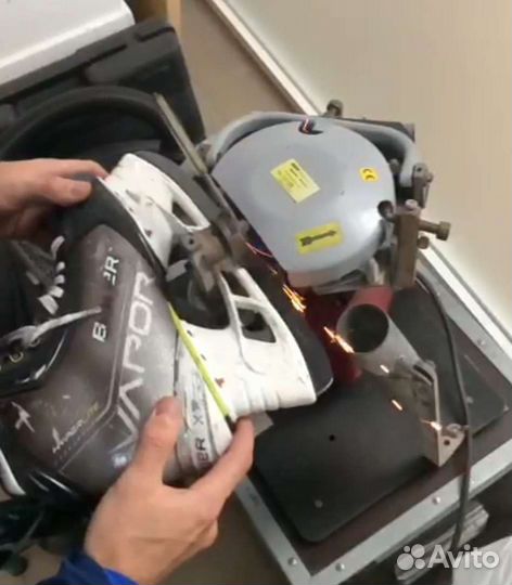 Заточка коньков. Ремонт клюшек, коньков, краг