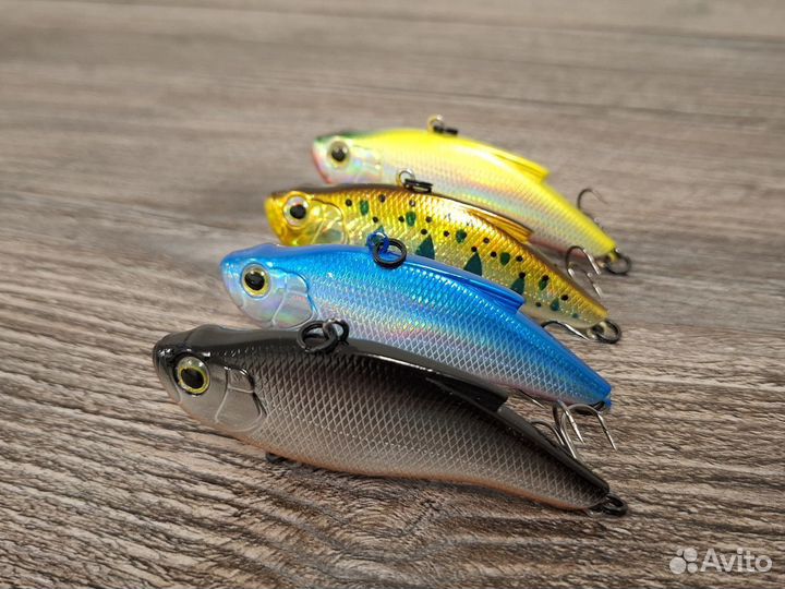 Воблеры на хищную рыбу calibra 4 шт