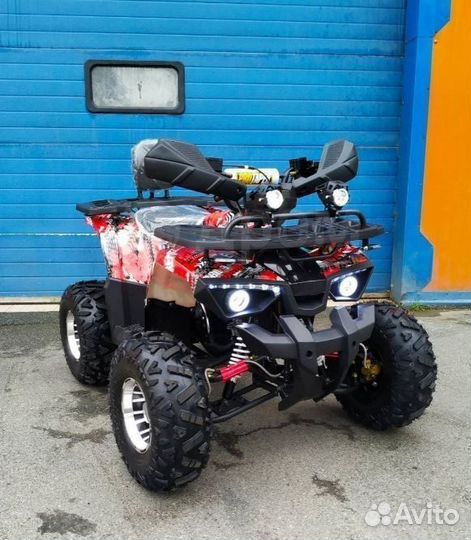 Детский квадроцикл Yamaha Aerox 125 красный