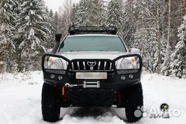 Силовой бампер передний Toyota Land Cruiser 120 (С