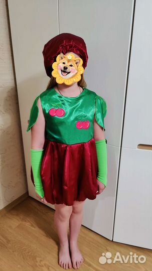 Карнавальный костюм Вишенка для девочки