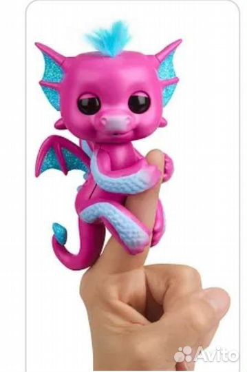 Тролль Розочка поющая fingerlings дракон сенди