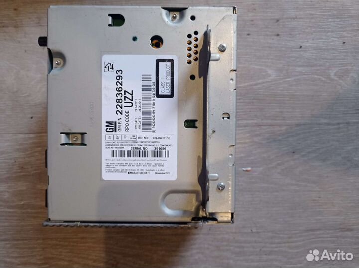 Магнитола Opel astra j (2009-2012)