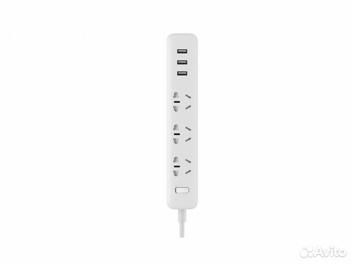 Xiaomi Mi Power Strip 3 розетки + 3 USB, белый CN