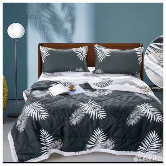 1,5 спальный, с готовым одеялом