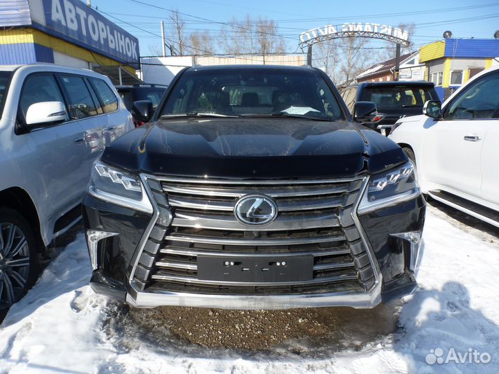 Дефлектор капота (Classic черный ) Lexus LX