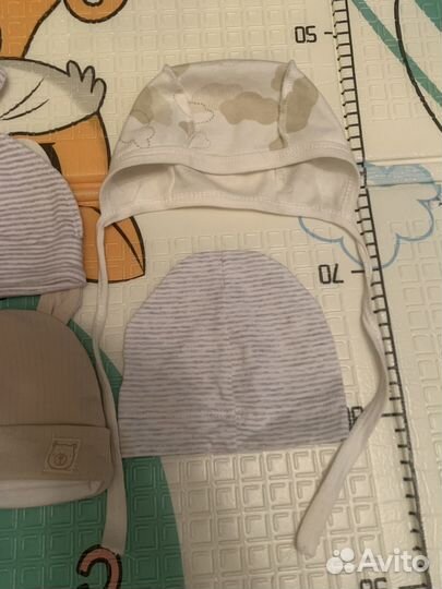 Шапки детские для мальчиков и носочки