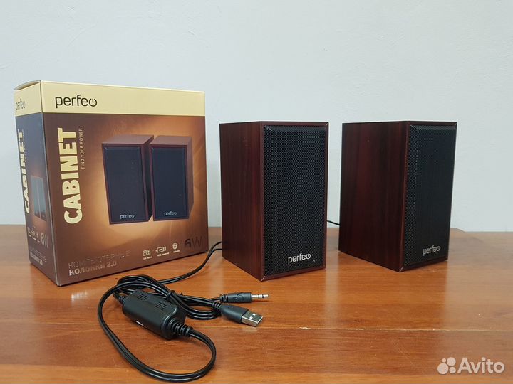 Колонки 2.0 Perfeo Cabinet