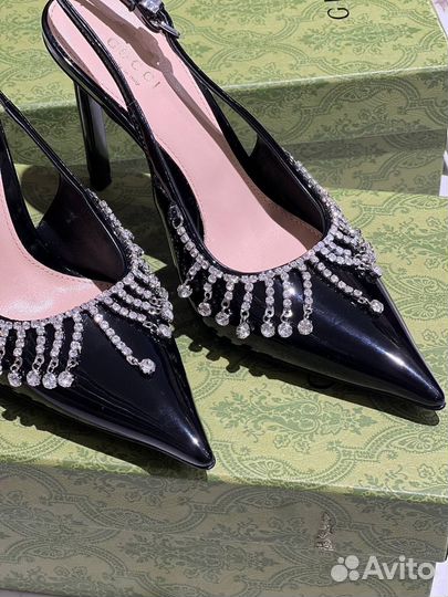 Туфли босоножки gucci женские 2 цвета