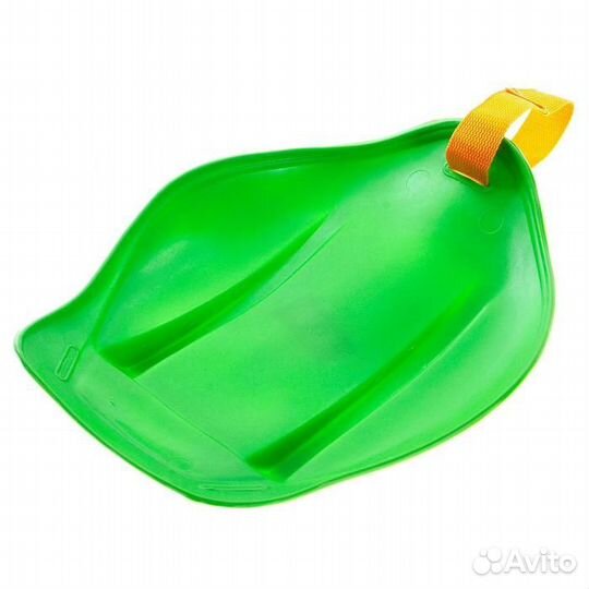 Санки-ледянки с ручкой-ремнем микс 789053