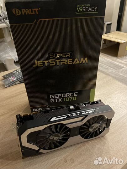 Видеокарта Palit GTX 1070 Super Jetstream 8 gb