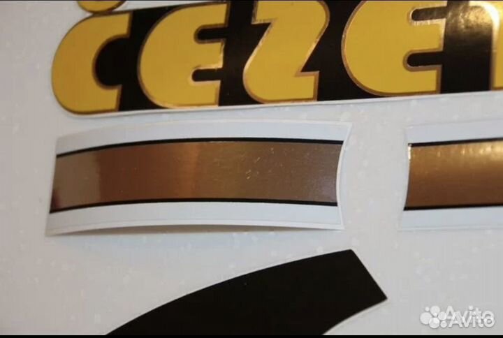 Наклейки мото чезет 472.5 бак и крышки