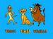 Lion King 3: Timon and Pumba 8-bit, английская вер
