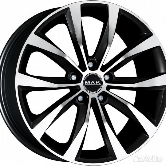 R17 5x108 7,5J ET50 D72 MAK Wolf Black Mirror