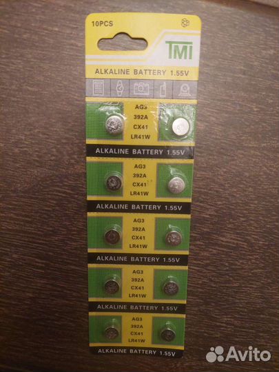 Батарейки алкалиновые AG 3