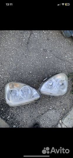 Передние фары на priora