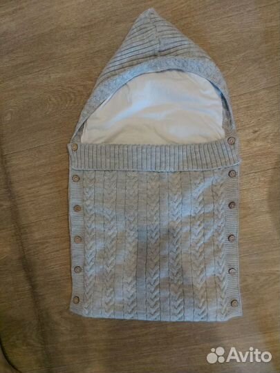 Конверт одеяло на выписку утепленный