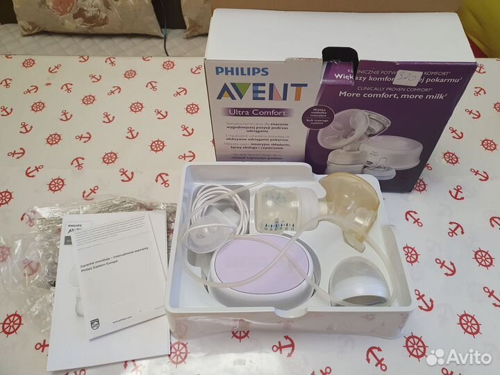 Молокоотсос avent электрический