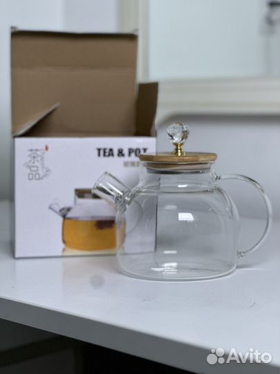 Заварник стеклянный