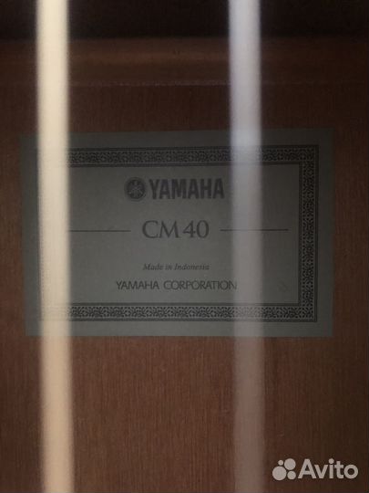 Гитара yamaha cм 40