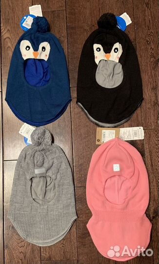 Продам новые шапки Lassie, Reima, Bjorka