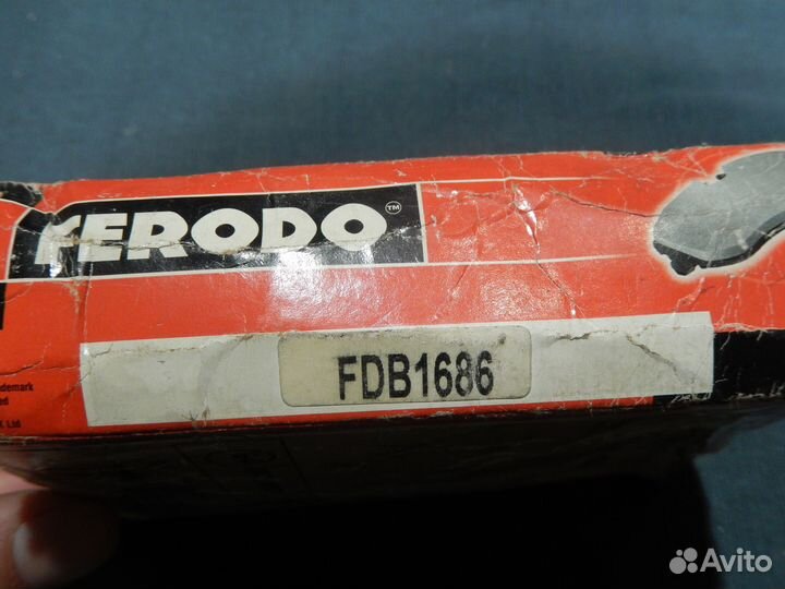 Ferodo FDB1686 Колодки тормозные задние дисковые