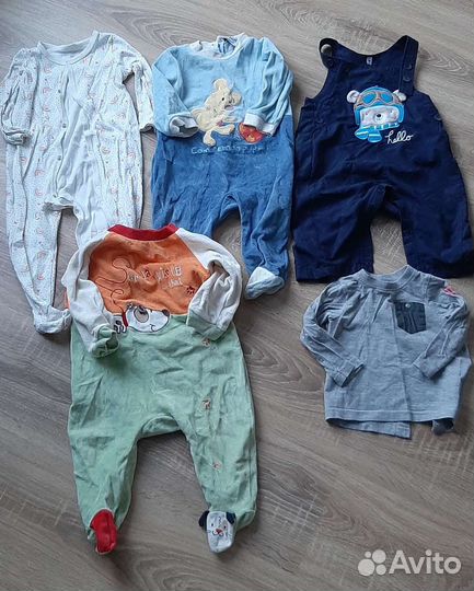 Детские вещи пакетом (от 0 до 12 мес)