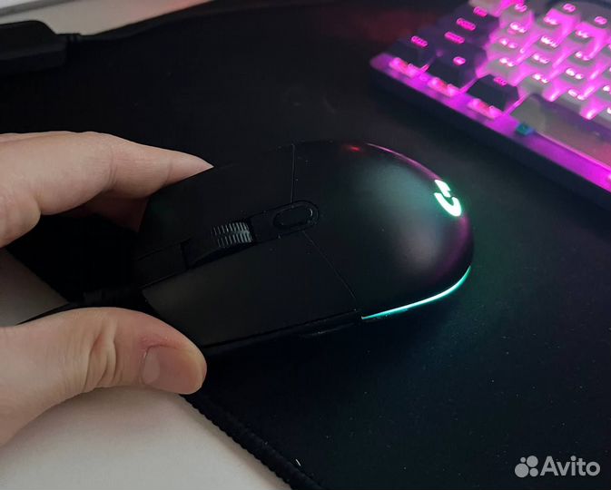 Игровая мышь Logitech G102 LightSync Black