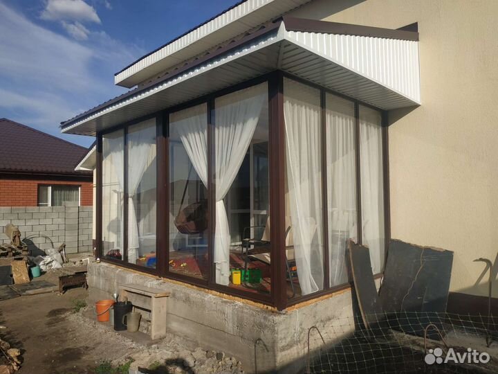 Остекление веранд, террас, беседок